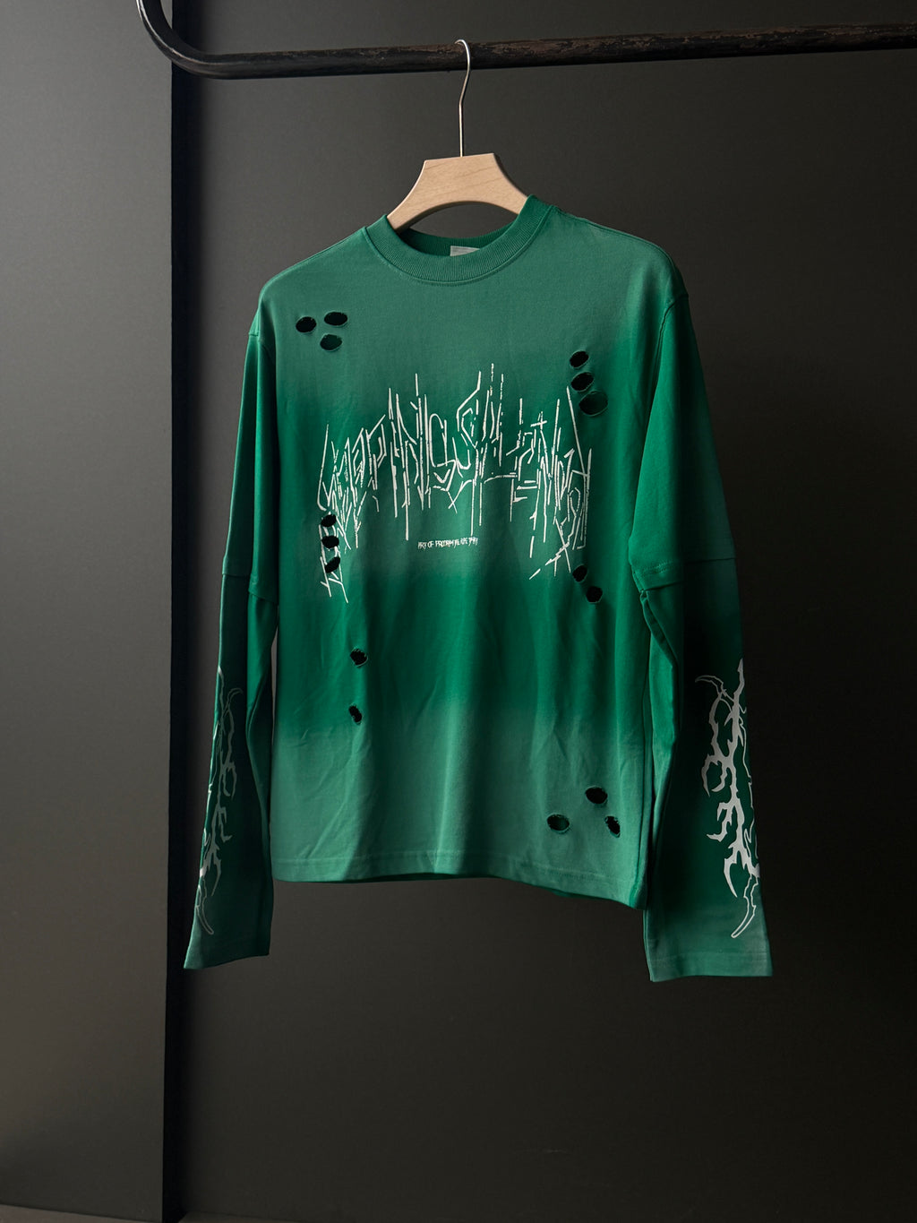 JML Acid Wash Scratchprint Fullsleeve Tshirt