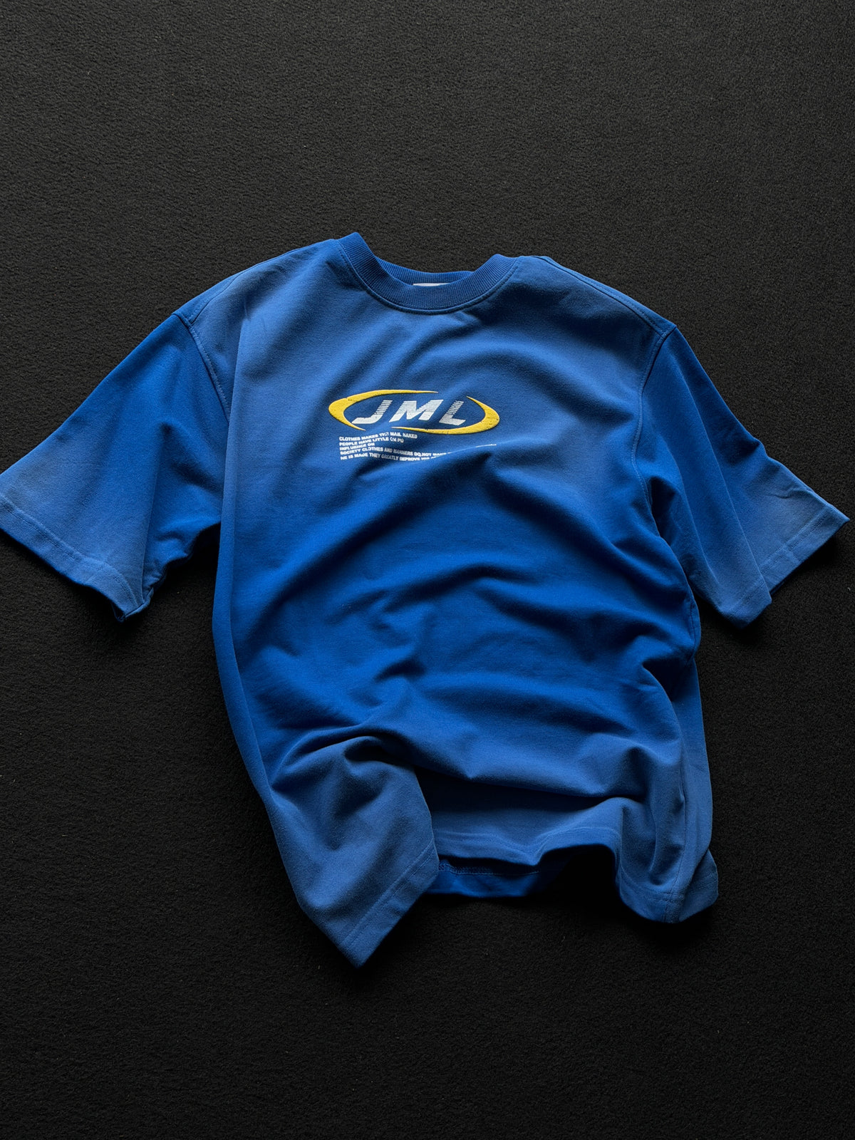 JML Frontprint Acid Wash Fivesleeve Tshirt