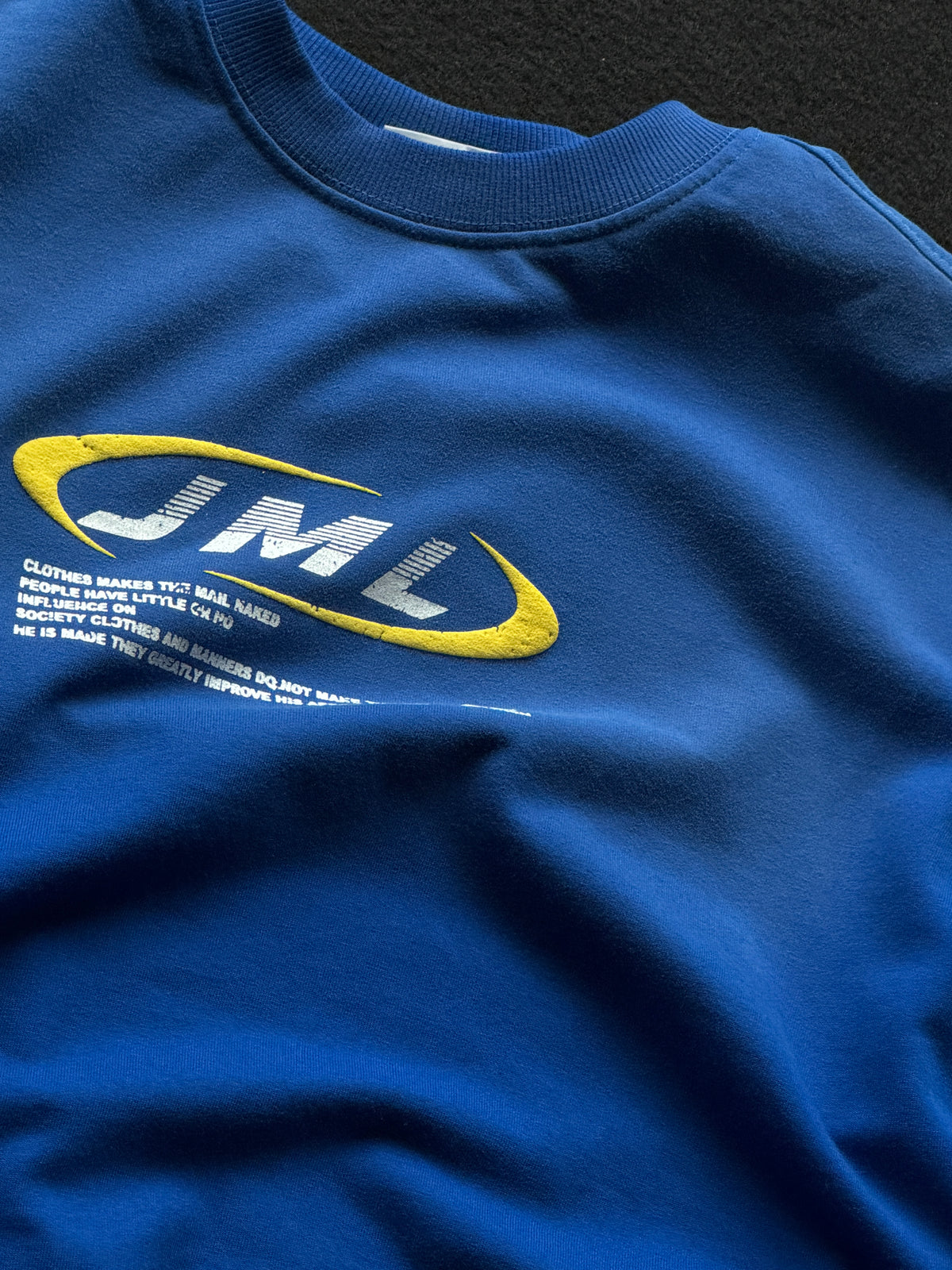 JML Frontprint Acid Wash Fivesleeve Tshirt