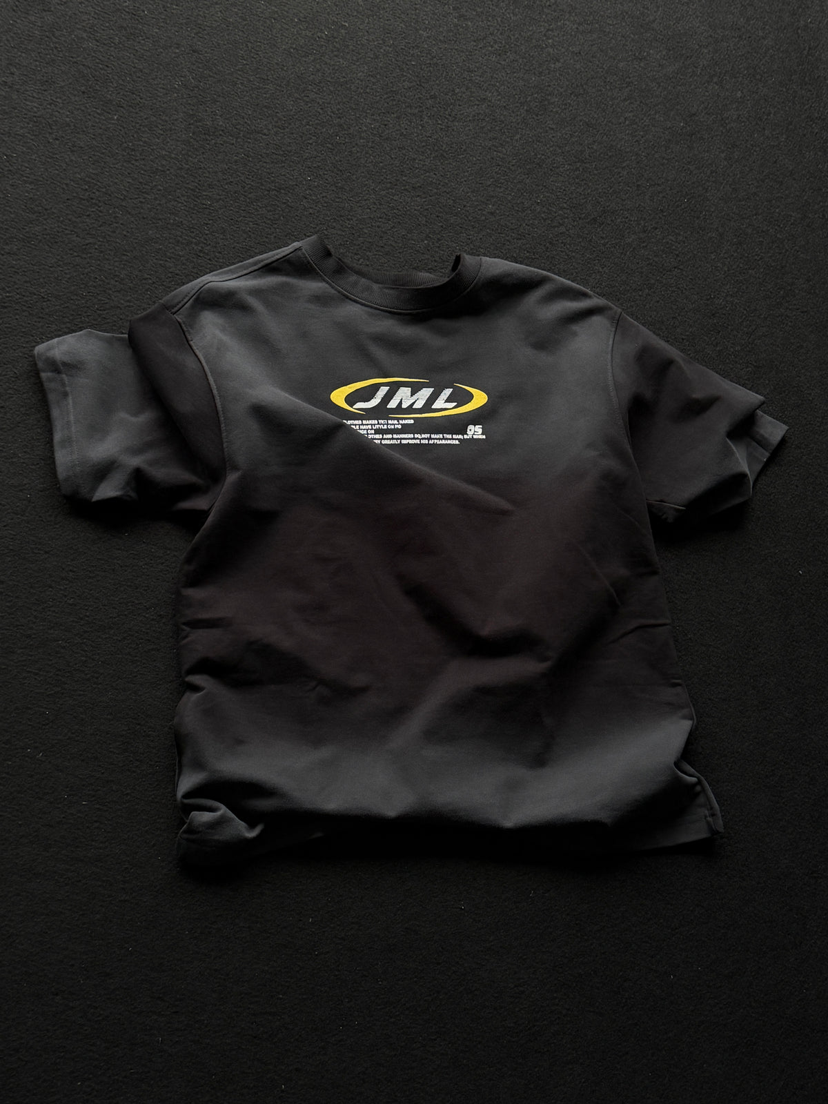 JML Frontprint Acid Wash Fivesleeve Tshirt