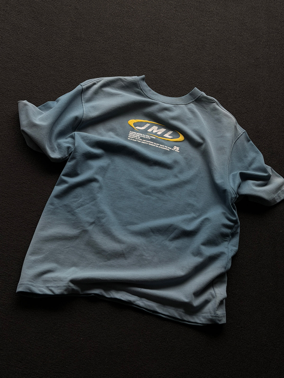 JML Frontprint Acid Wash Fivesleeve Tshirt