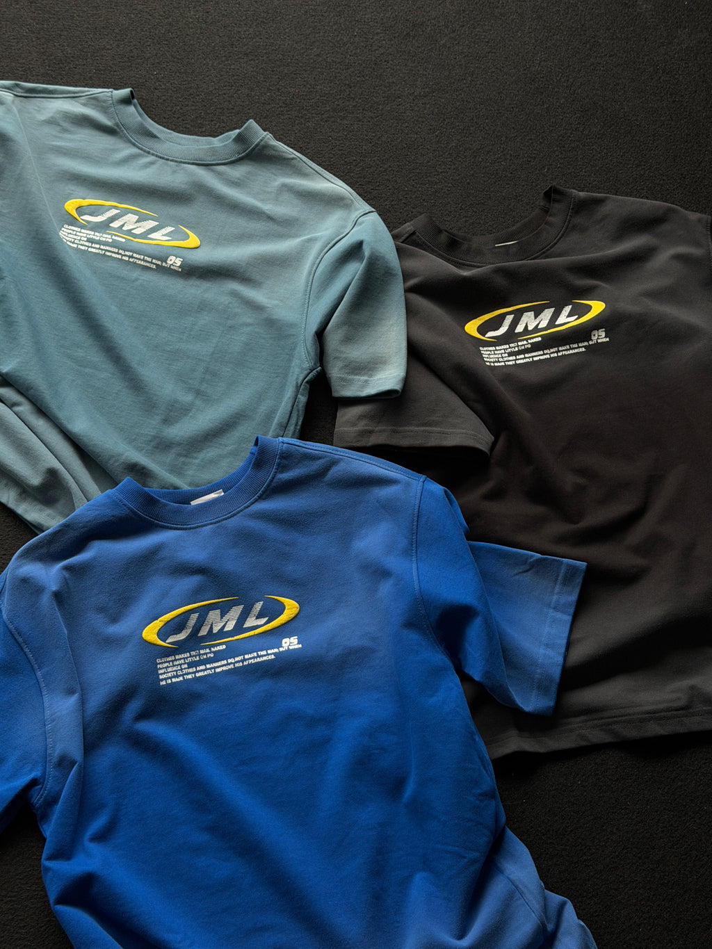 JML Frontprint Acid Wash Fivesleeve Tshirt