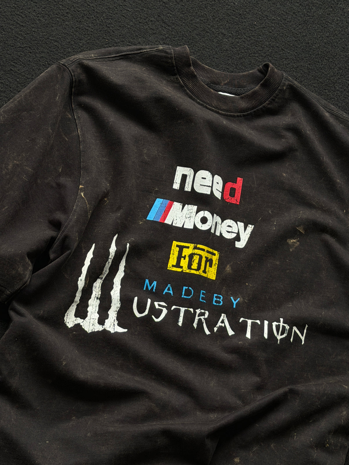 Jofoden NeedMoney Acid Wash Fivesleeve Tshirt