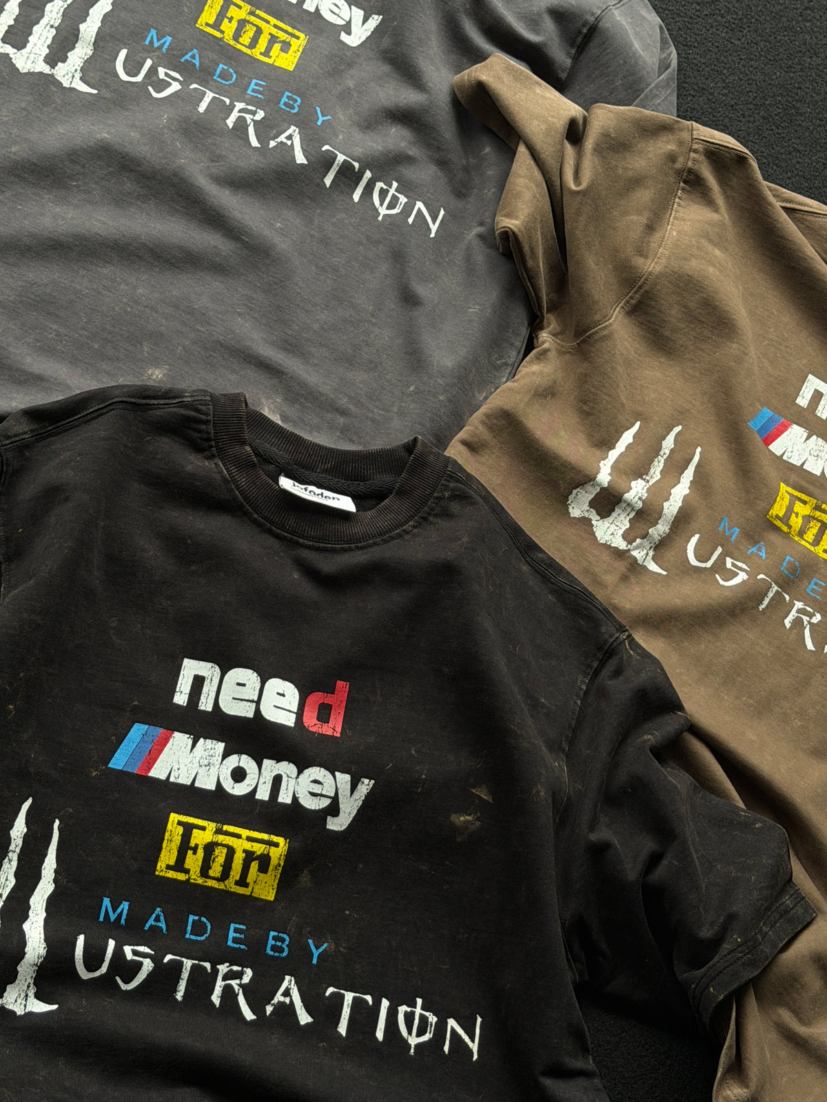 Jofoden NeedMoney Acid Wash Fivesleeve Tshirt