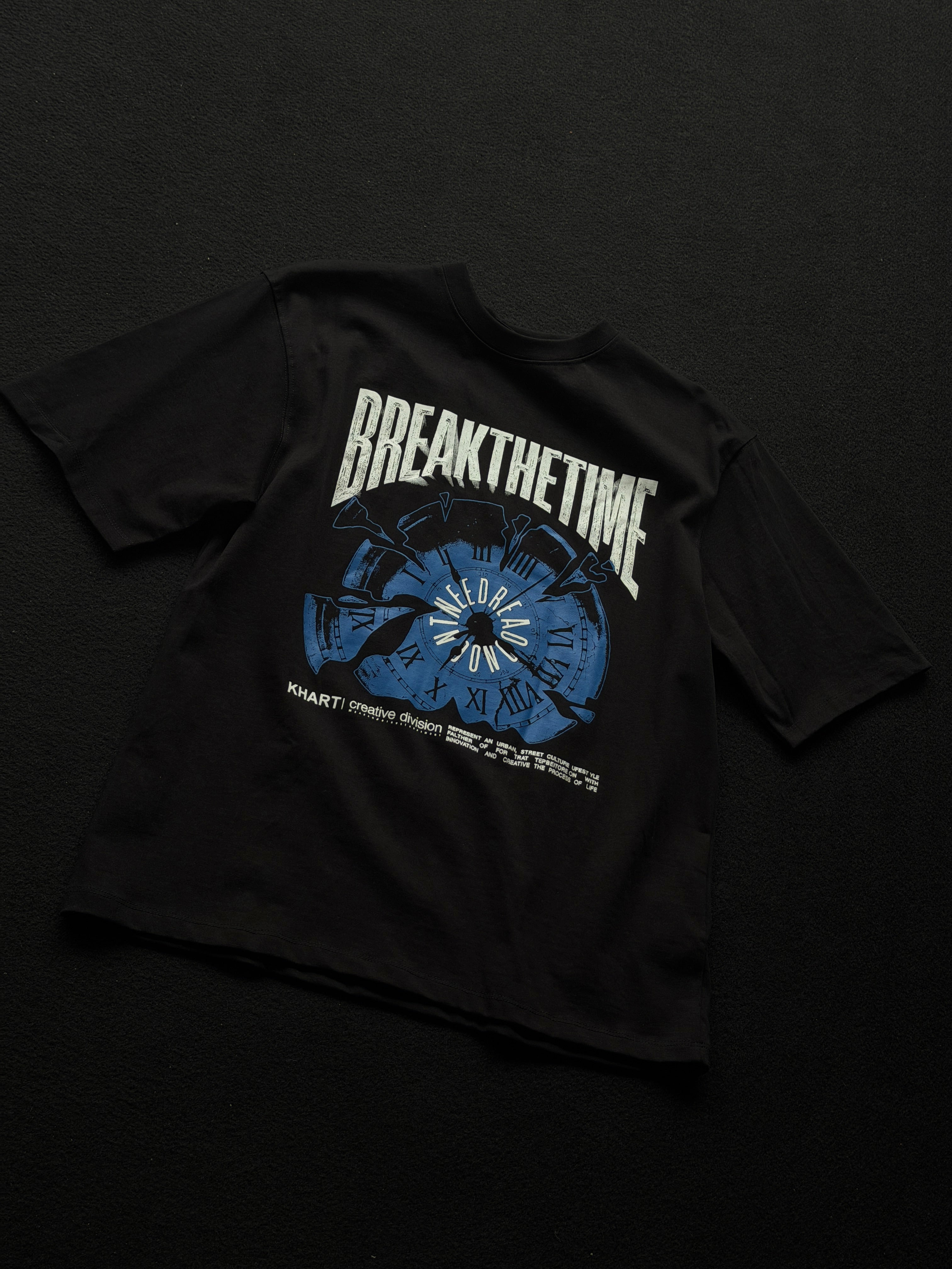 Khart Break The Time Frontprint Fivesleeve Tshirt