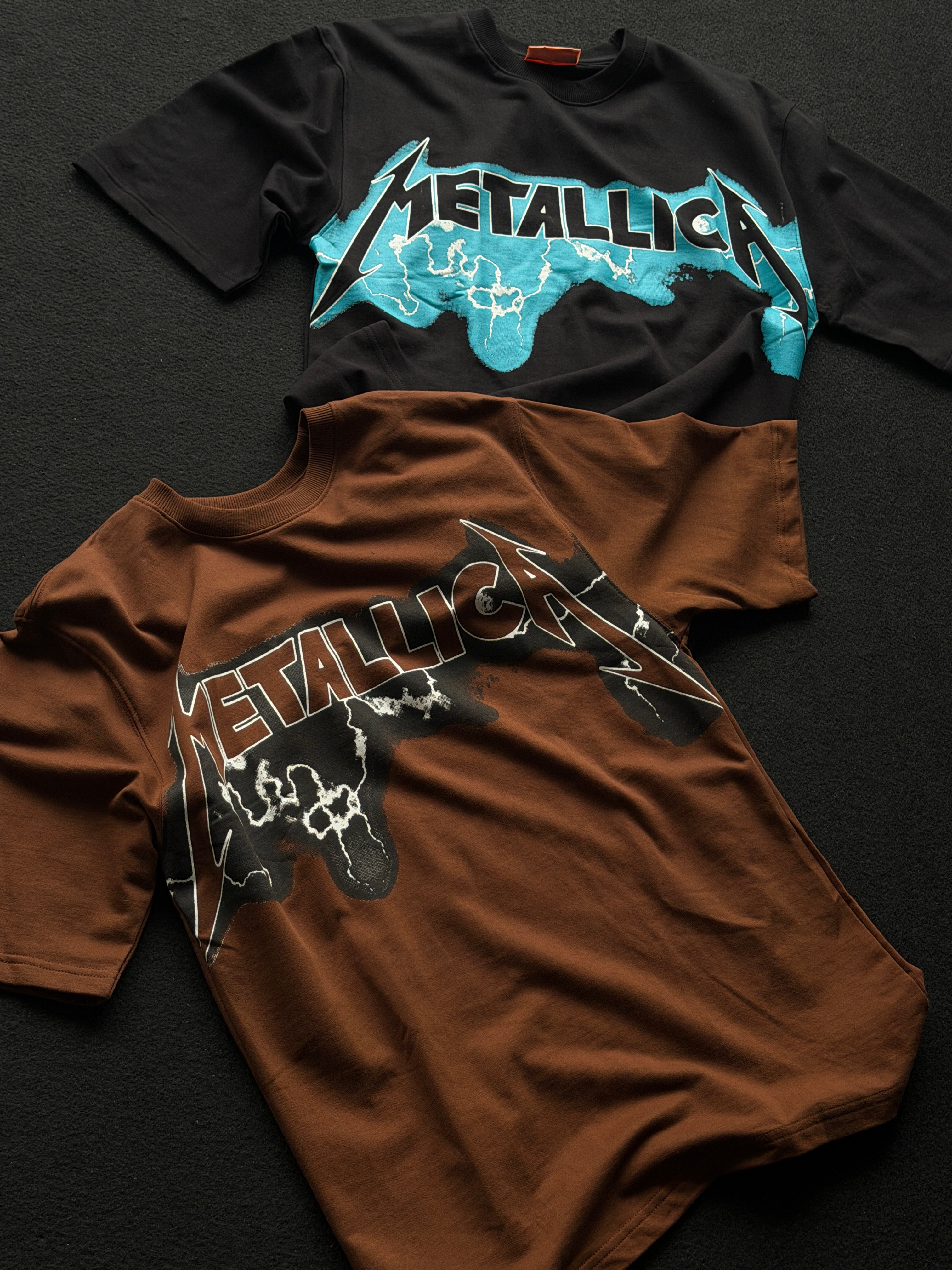 Khart Metallica Frontprint Fivesleeve Tshirt