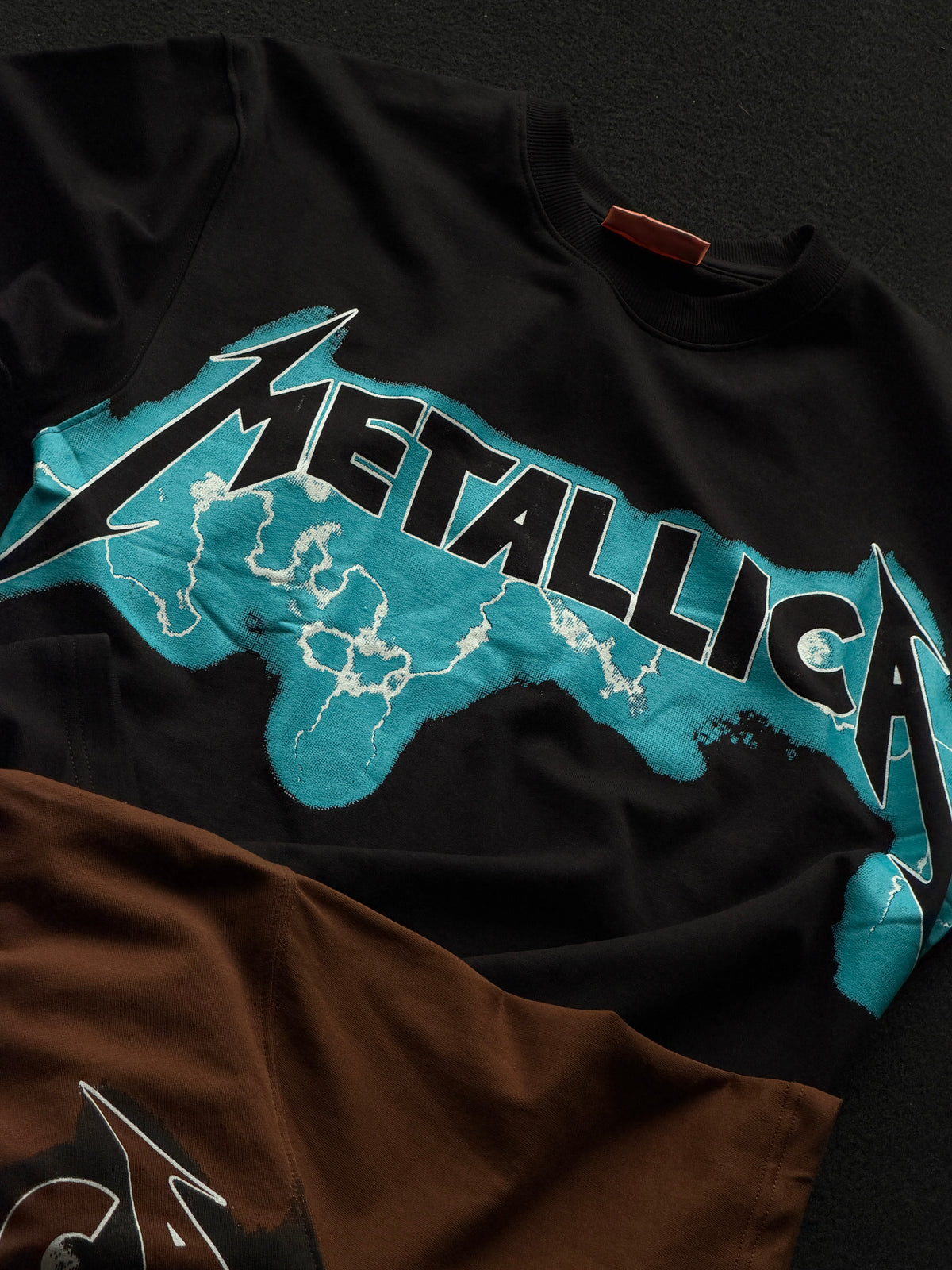 Khart Metallica Frontprint Fivesleeve Tshirt