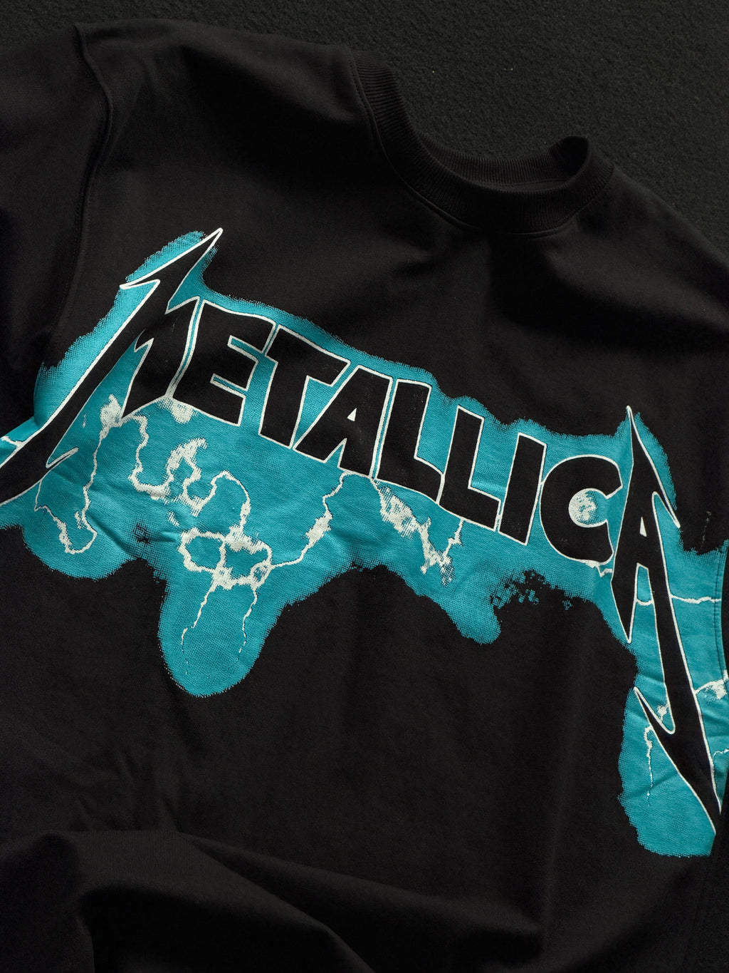 Khart Metallica Frontprint Fivesleeve Tshirt