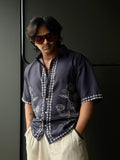 Luzon Indigo Modern Barong Fivesleeve Shirt