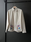 Pastelbloom Embroidary Fullsleeve Shirt