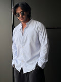 Pearlestatestripe Chineseneck Fullsleeve Shirt