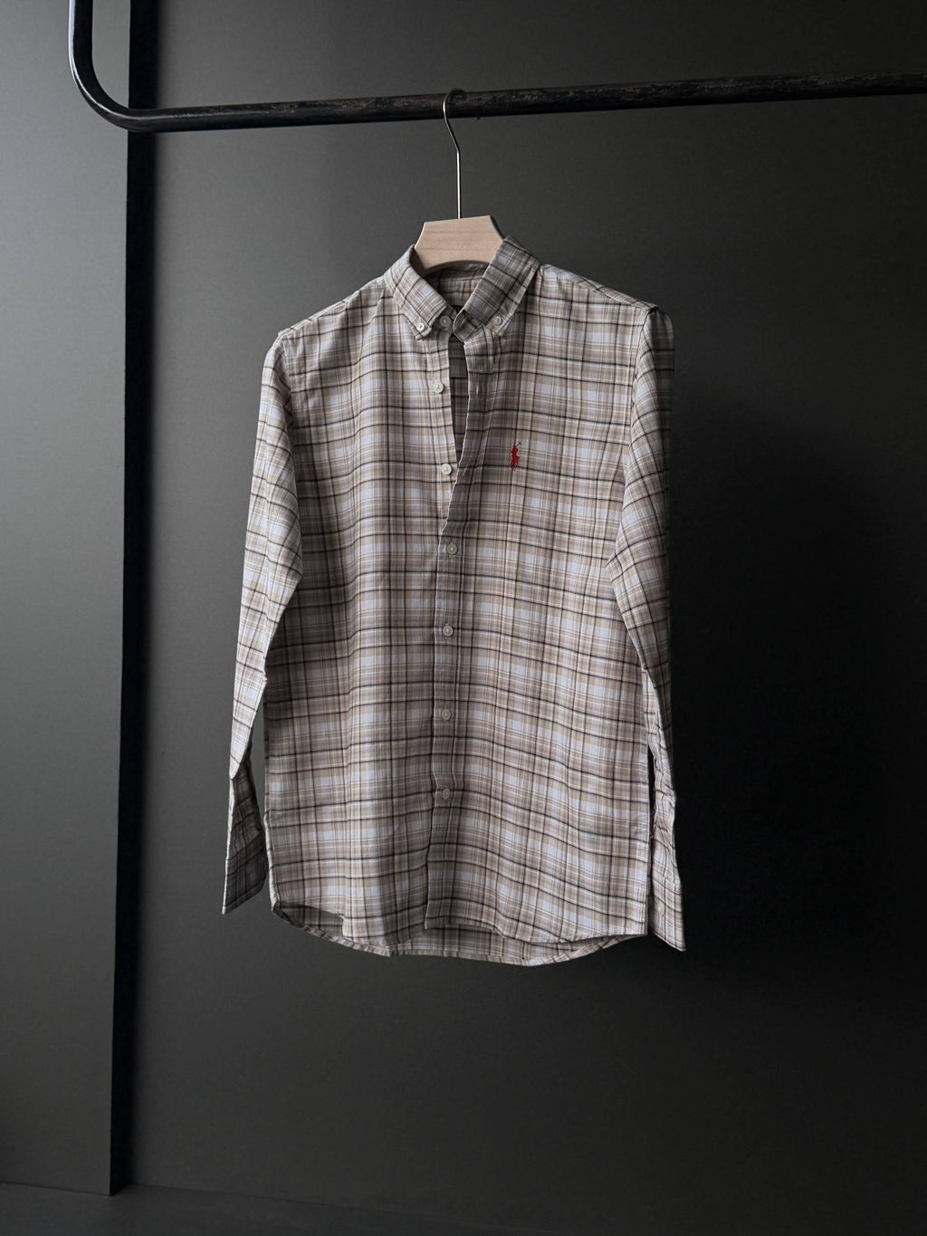 Ivory Taupe Check            FullSleeve Shirts
