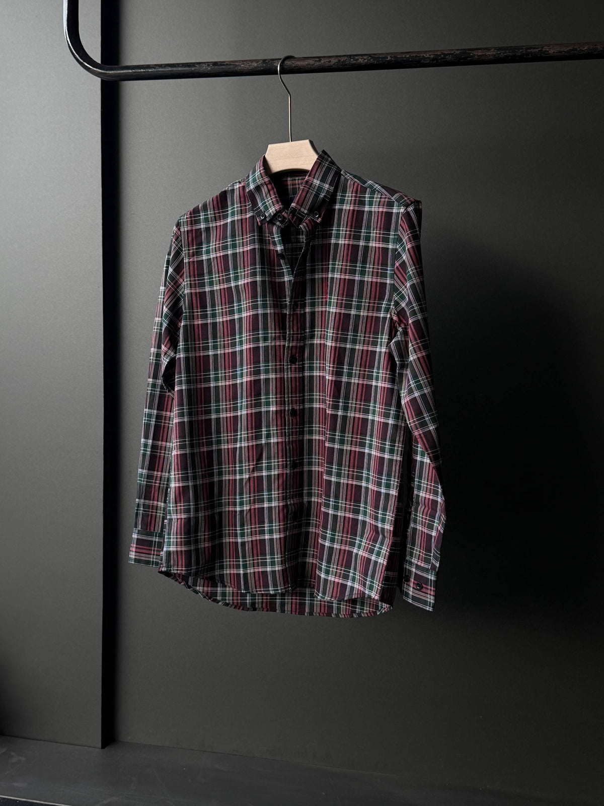 Pine Maroon Check           FullSleeve Shirts