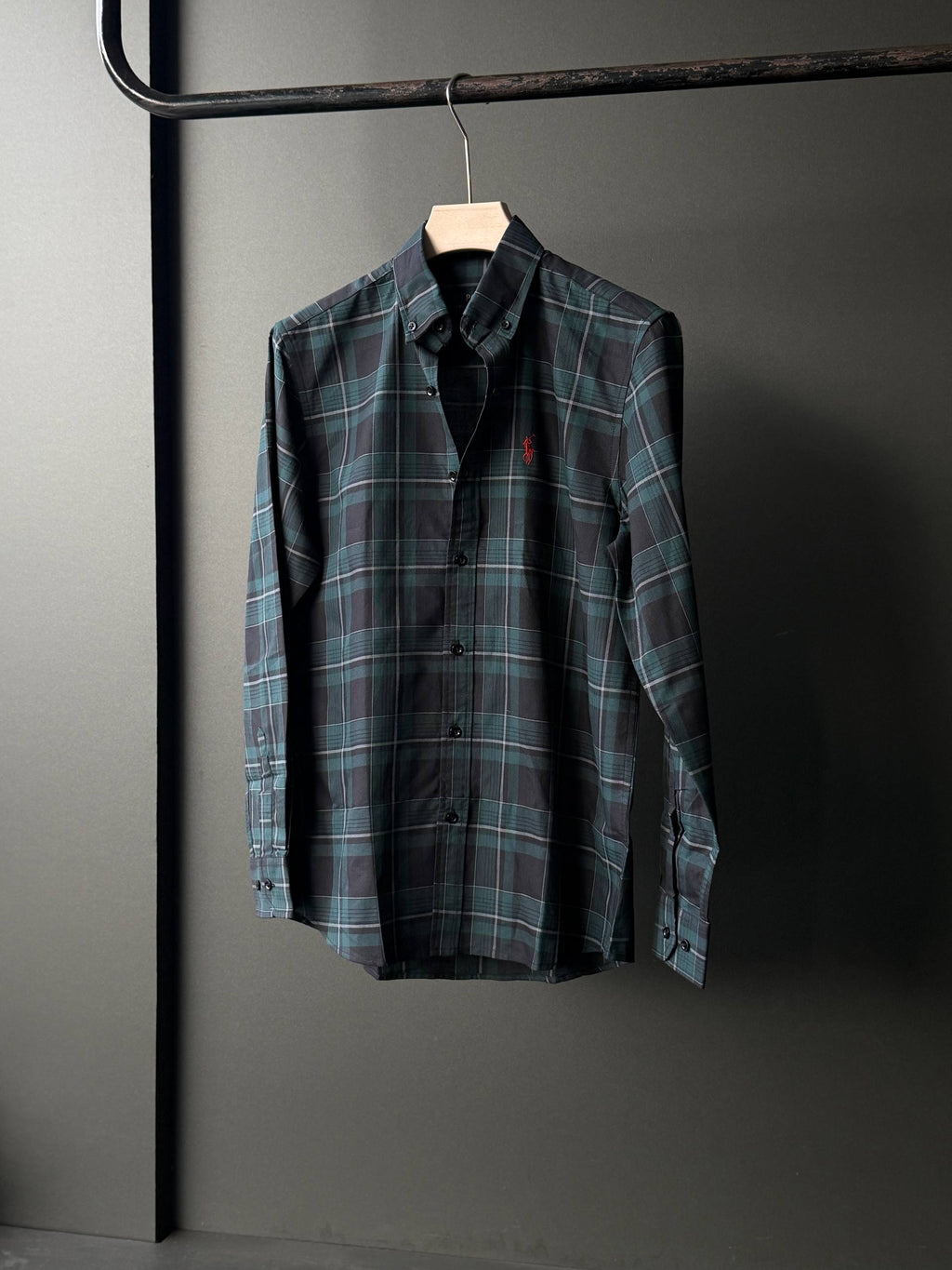 Deep Teal Ridge Check     FullSleeve Shirts