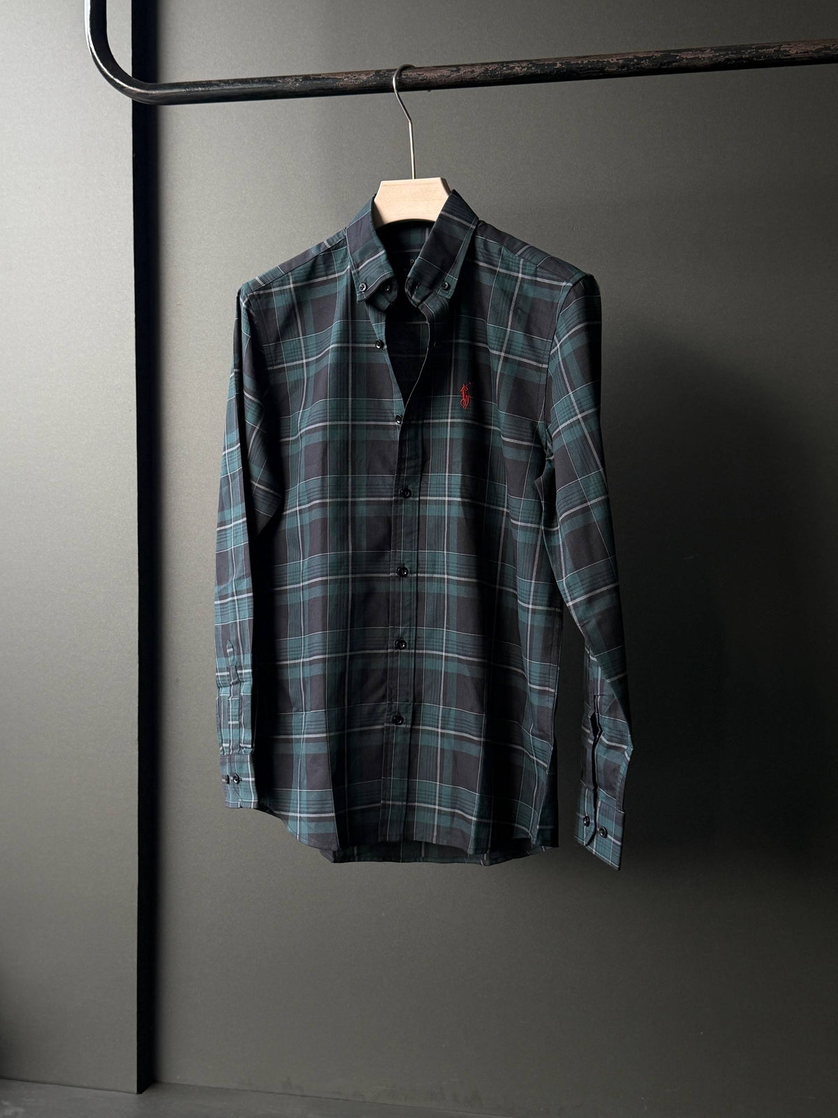 Deep Teal Ridge Check     FullSleeve Shirts