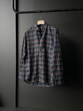 Rust Blue Matrix Check                FullSleeve Shirts