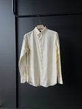 Butter Yellow Linen Plain FullSleeve Shirt