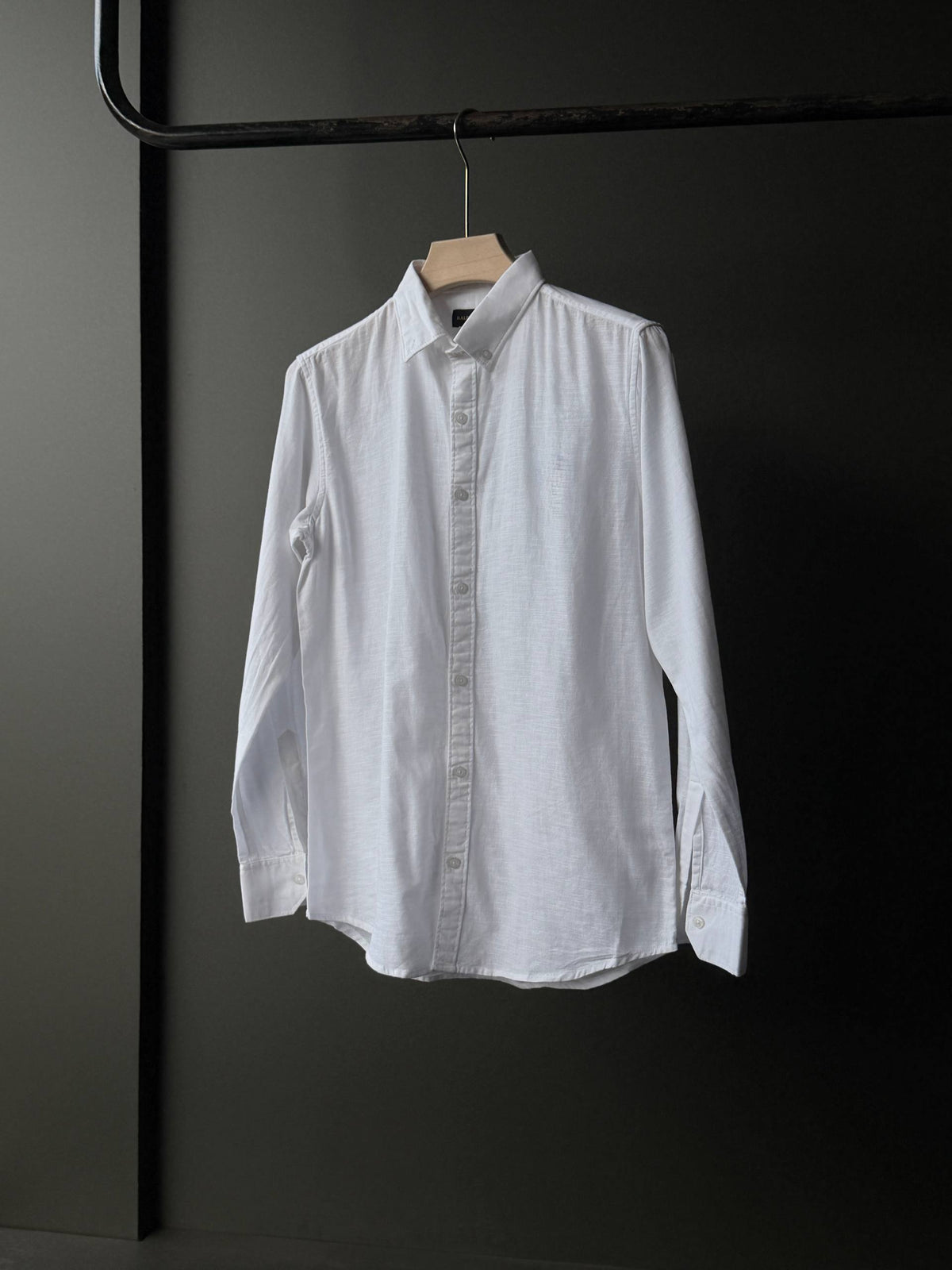 Classic White Linen Plain FullSleeve Shirts