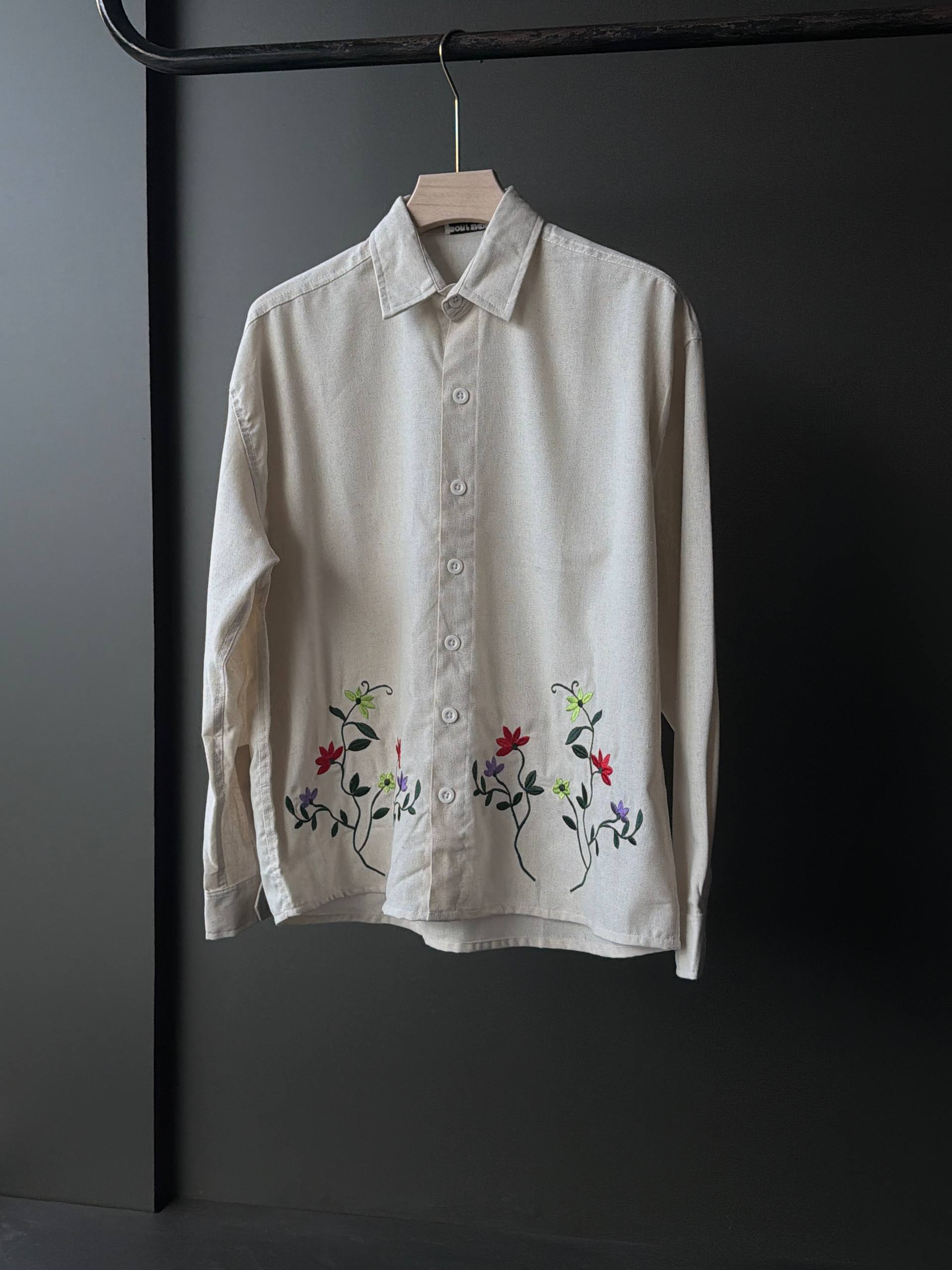 Wild Vine Embroidery        Fullsleeve Shirts