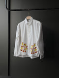 Amber Bloom Embroidery Fullsleeve Shirts