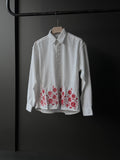 Scarlet Daisy Embroidery Fullsleeve Shirts