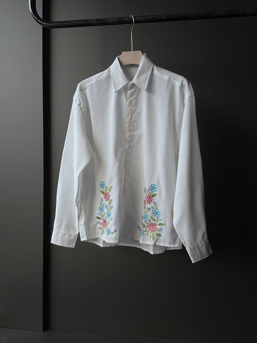 Pastel Meadow Embroidery Fullsleeve shirts