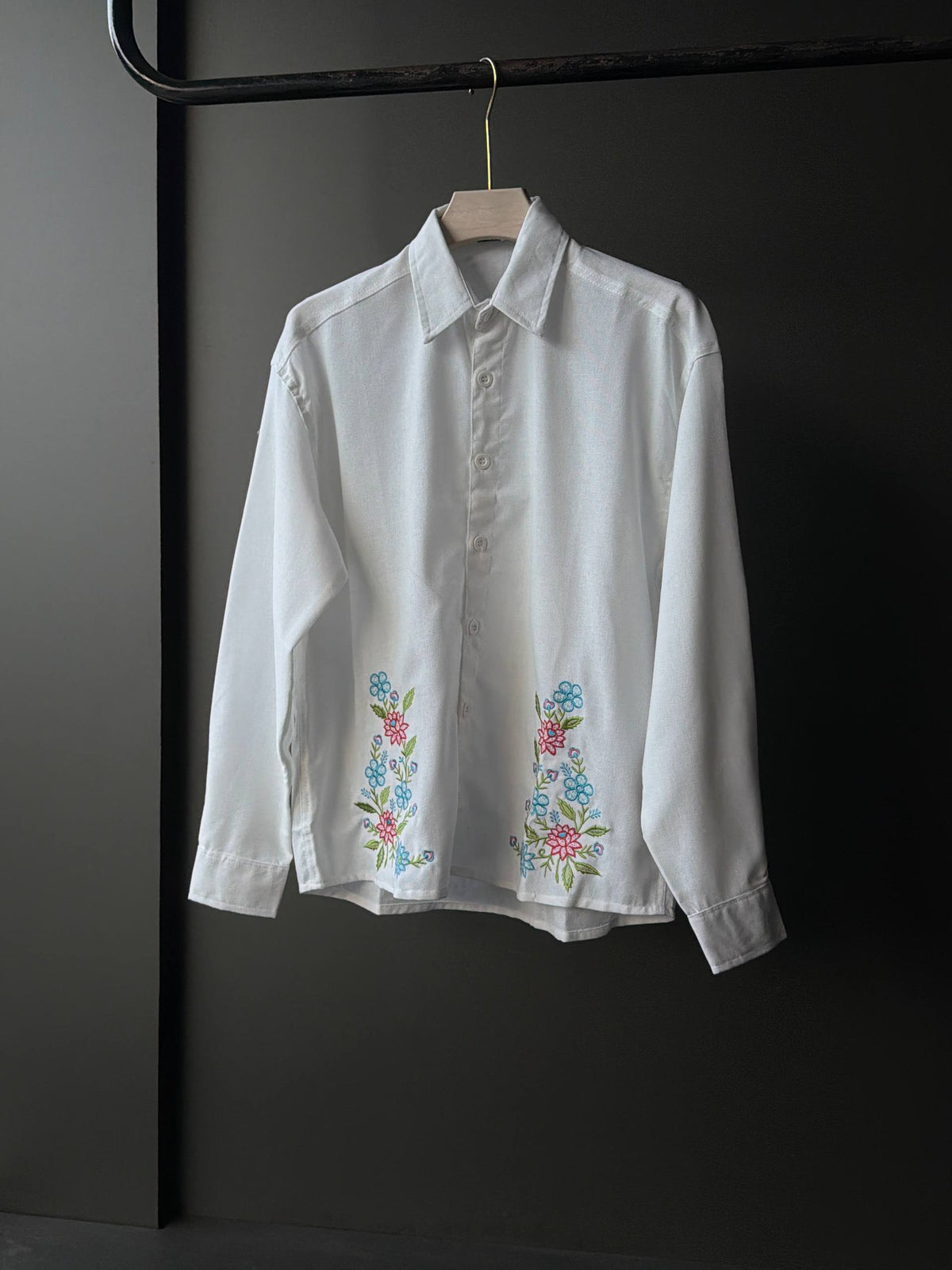 Pastel Meadow Embroidery Fullsleeve shirts
