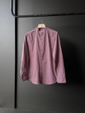 Mauve Roselle Linen  Fullsleeve Shirts