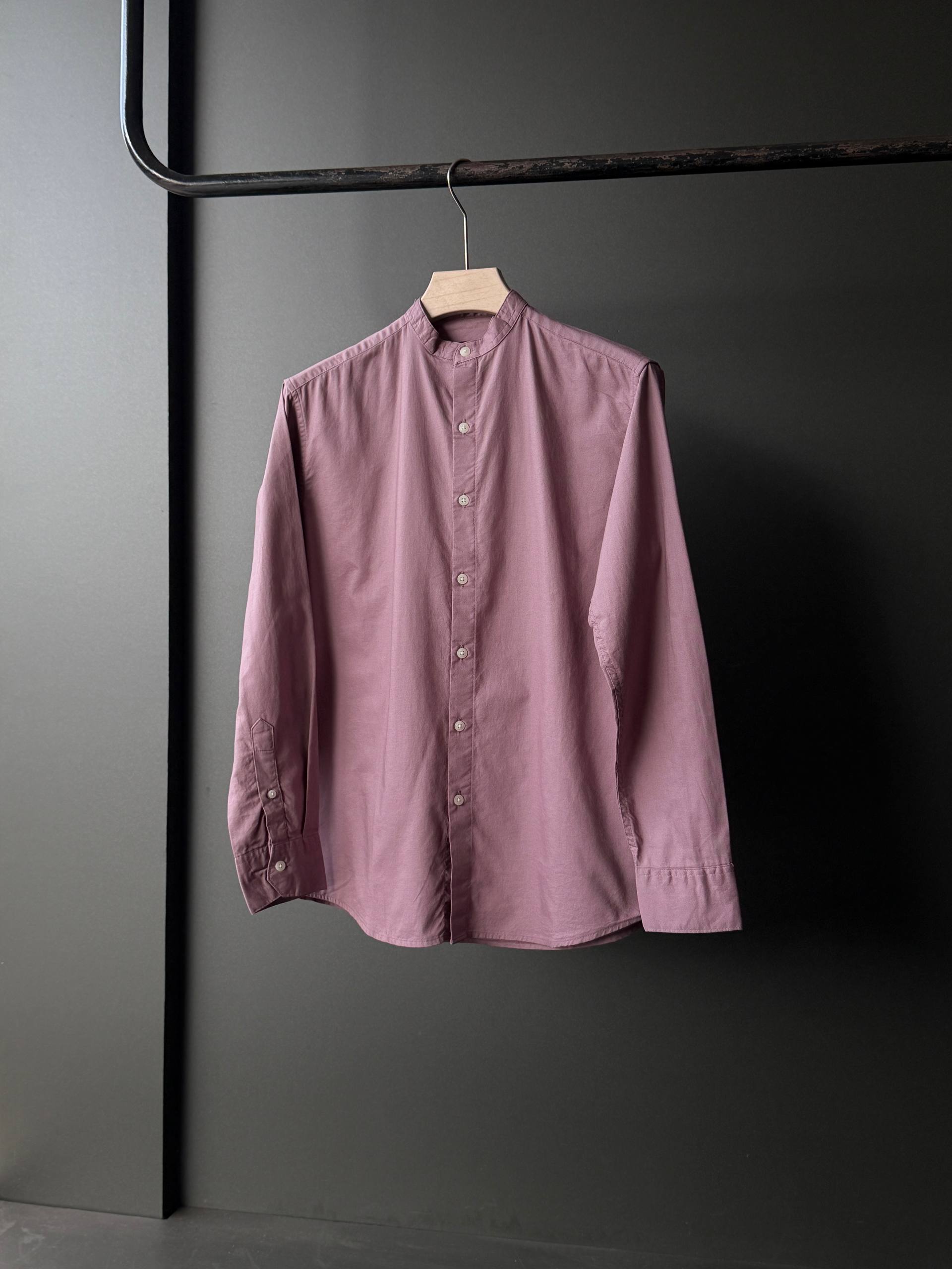 Mauve Roselle Linen  Fullsleeve Shirts