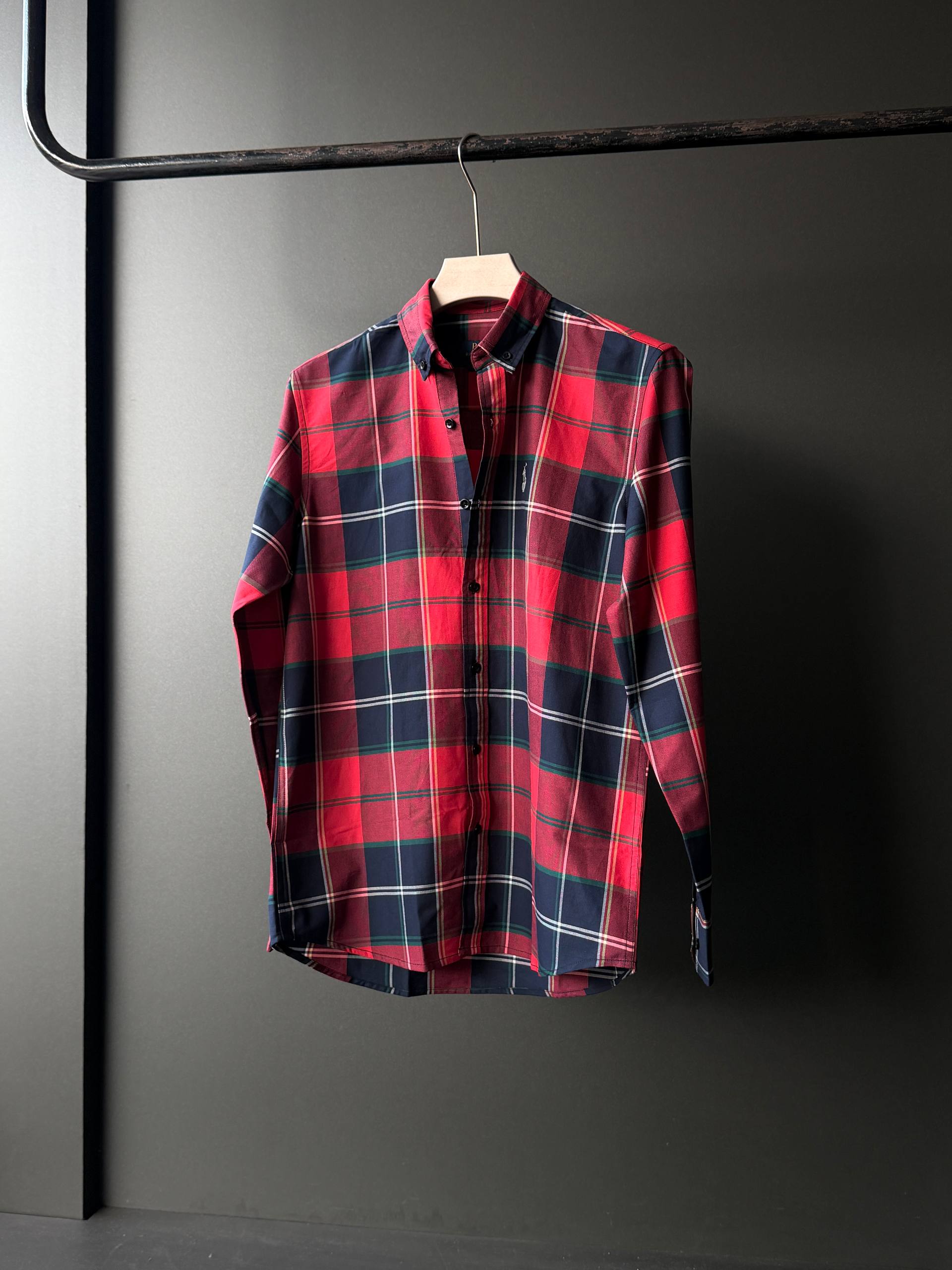 Crimson Harbor Check     FullSleeve Shirts