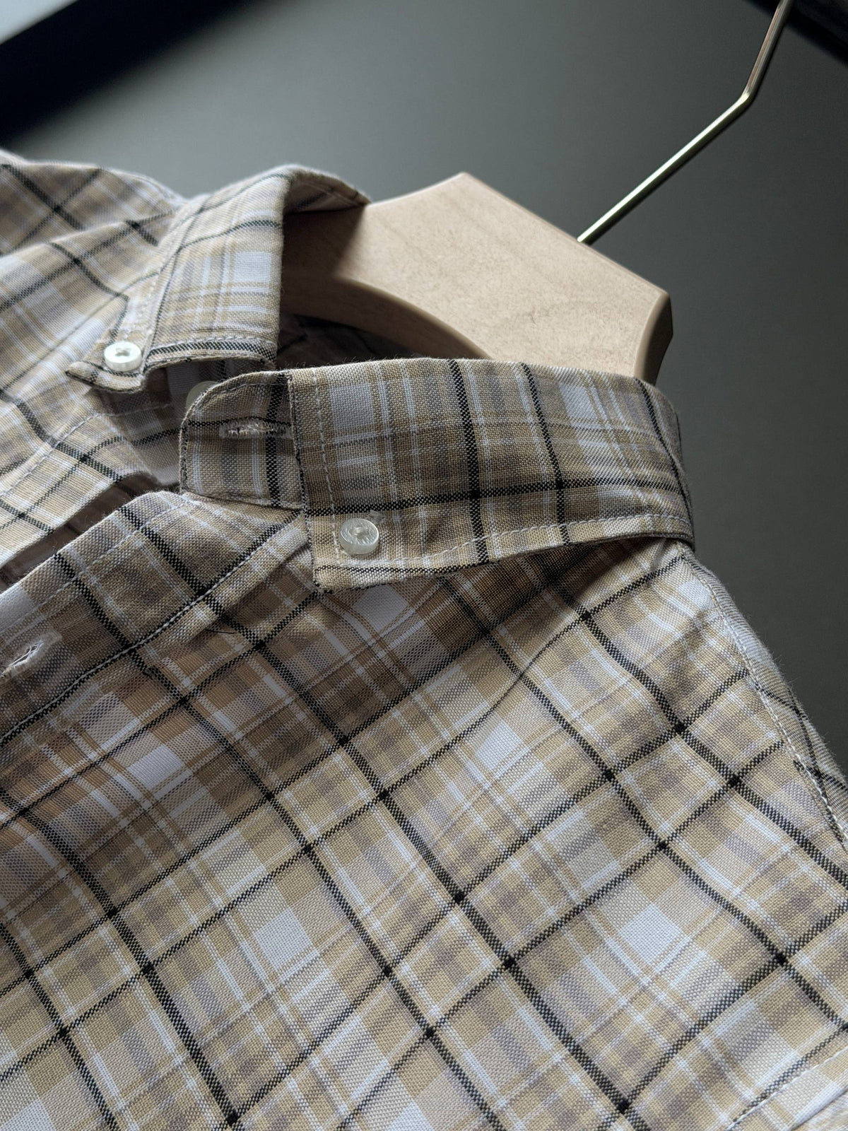Ivory Taupe Check            FullSleeve Shirts