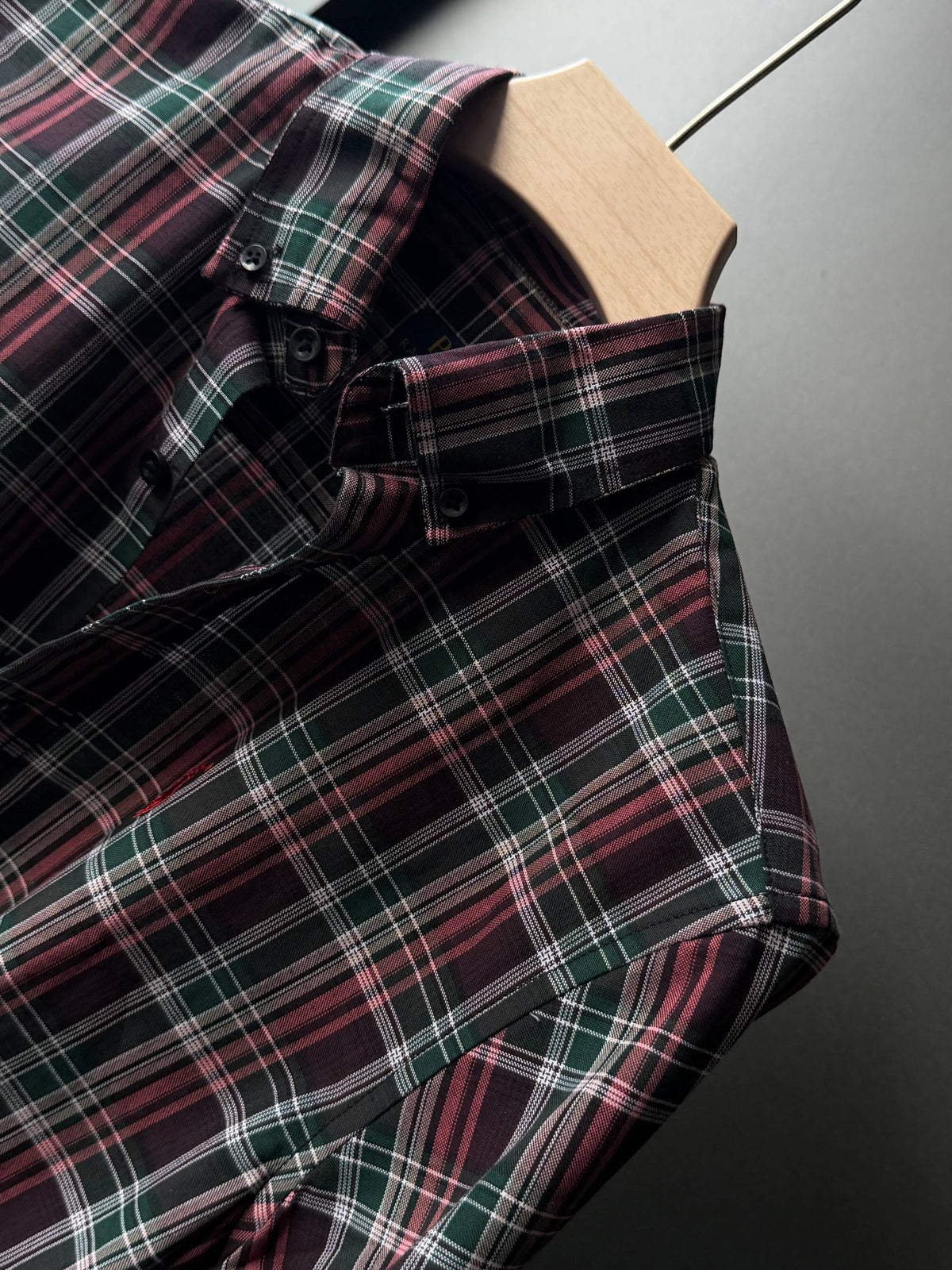 Pine Maroon Check           FullSleeve Shirts