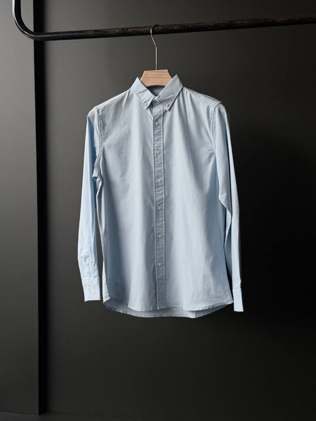 Regent Ice Blue Plain Oxford       FullSleeve Shirts
