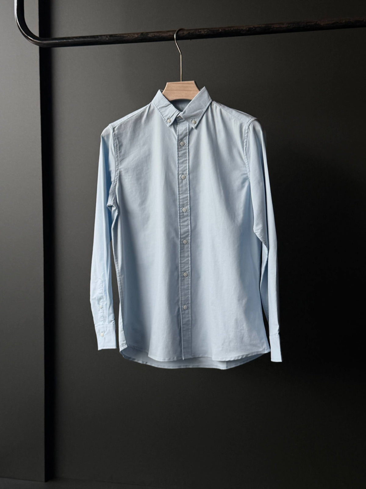Regent Ice Blue Plain Oxford       FullSleeve Shirts