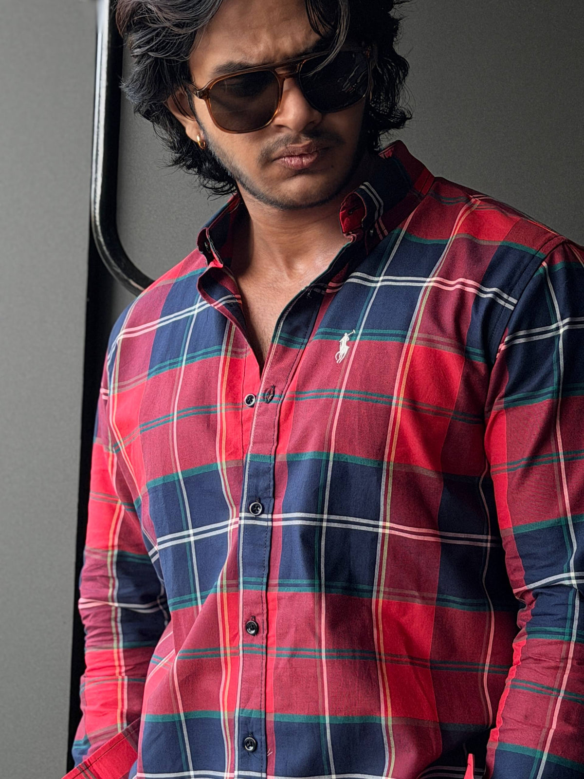 Crimson Harbor Check     FullSleeve Shirts