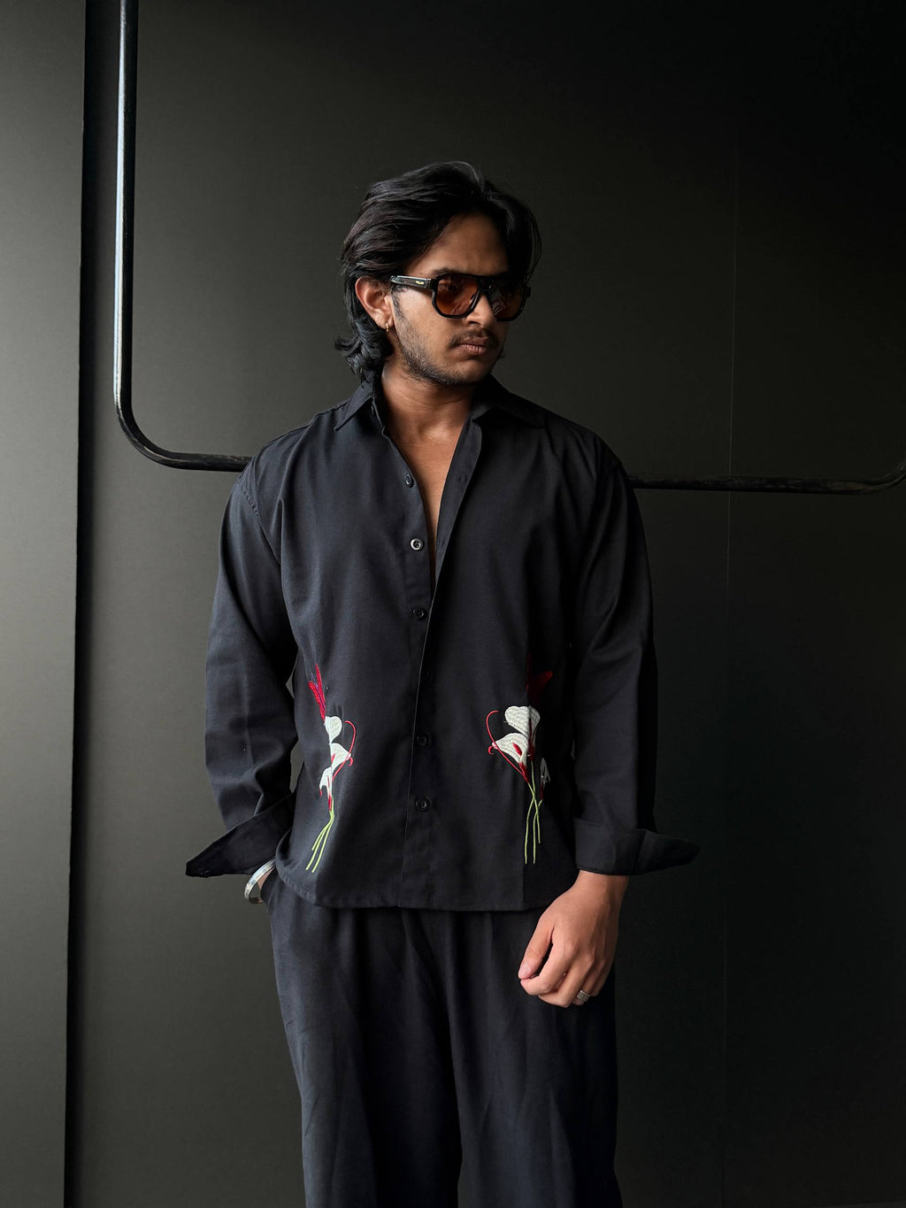 Crimson Lily Embroidery
FullSleeve Shirts