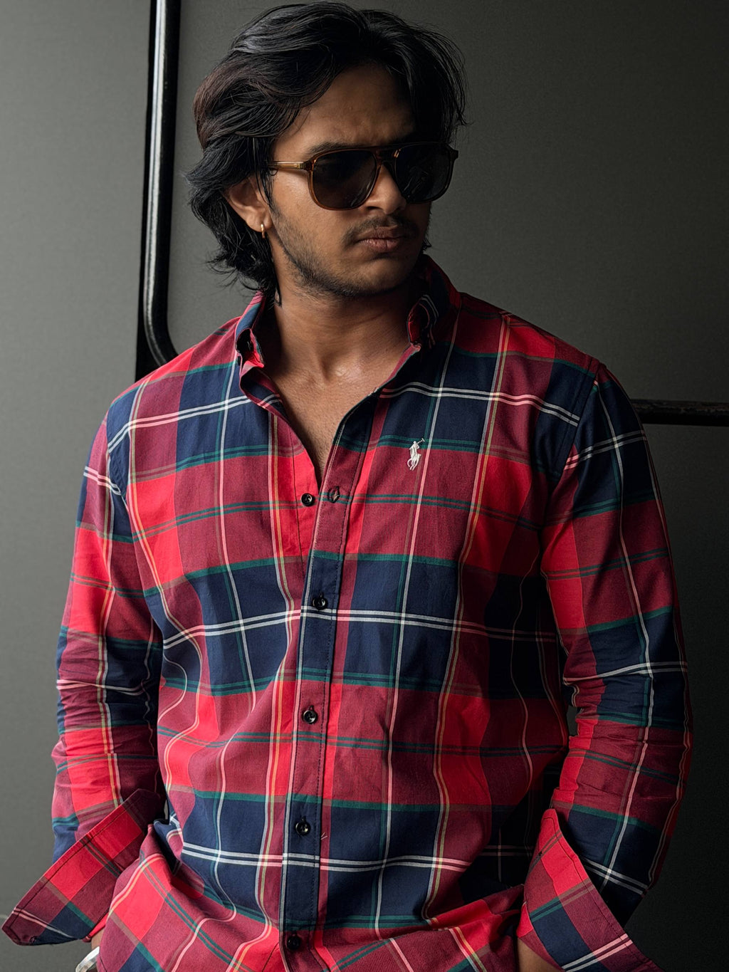 Crimson Harbor Check     FullSleeve Shirts