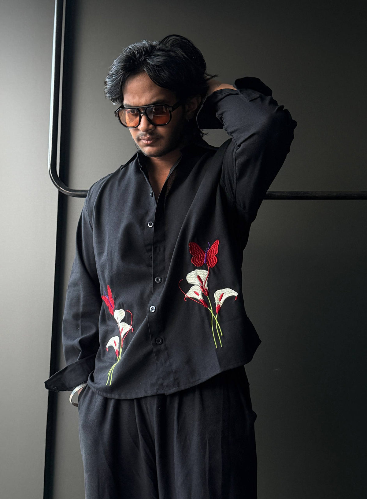 Crimson Lily Embroidery
FullSleeve Shirts