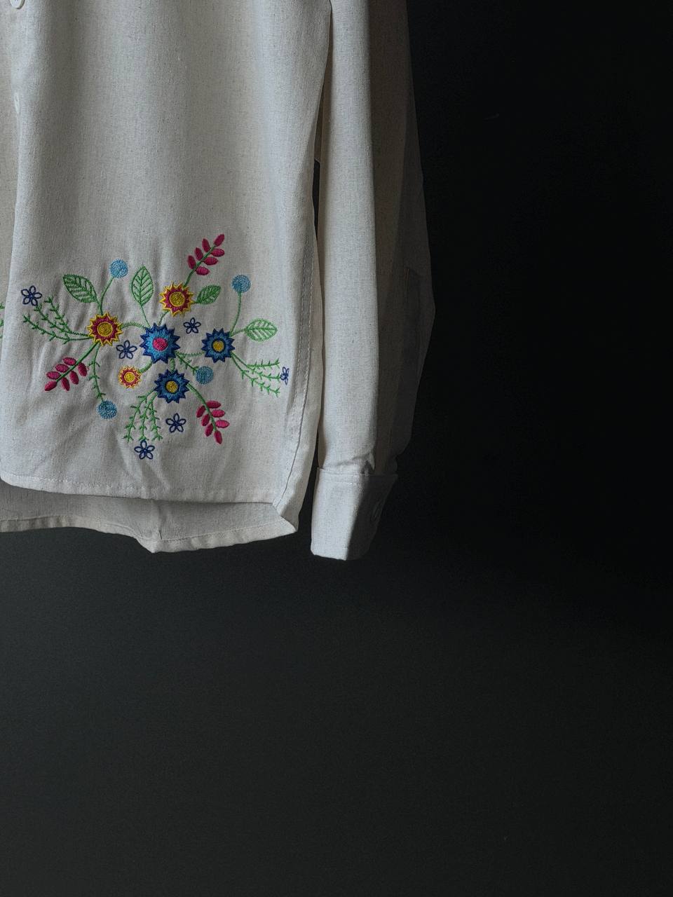 Garden Lace Embroidery  Fullsleeve Shirts