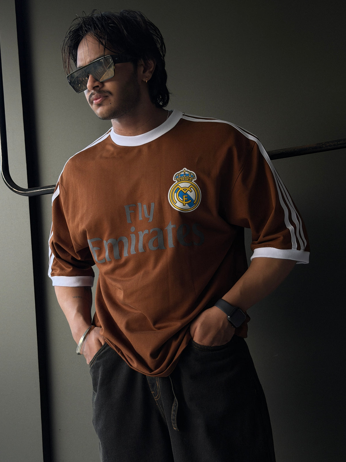Barcelona&RealMadrid Oversized Fivesleeve Tshirt