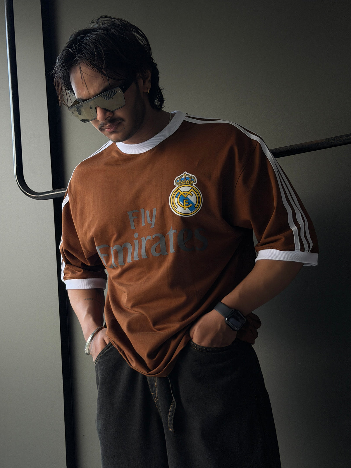 Barcelona&RealMadrid Oversized Fivesleeve Tshirt