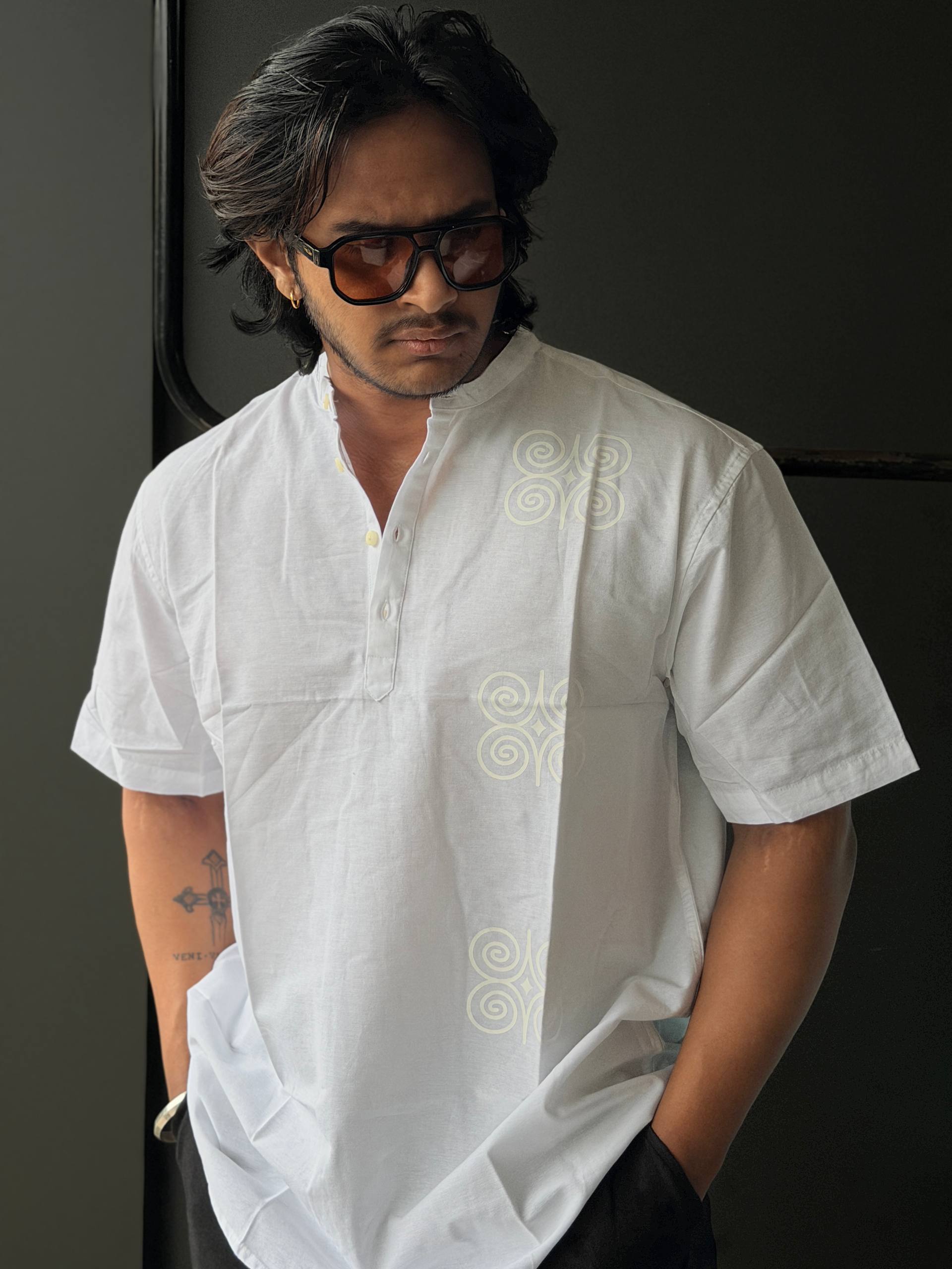Ethnic Short Kurtas For Men     Halfsleeve