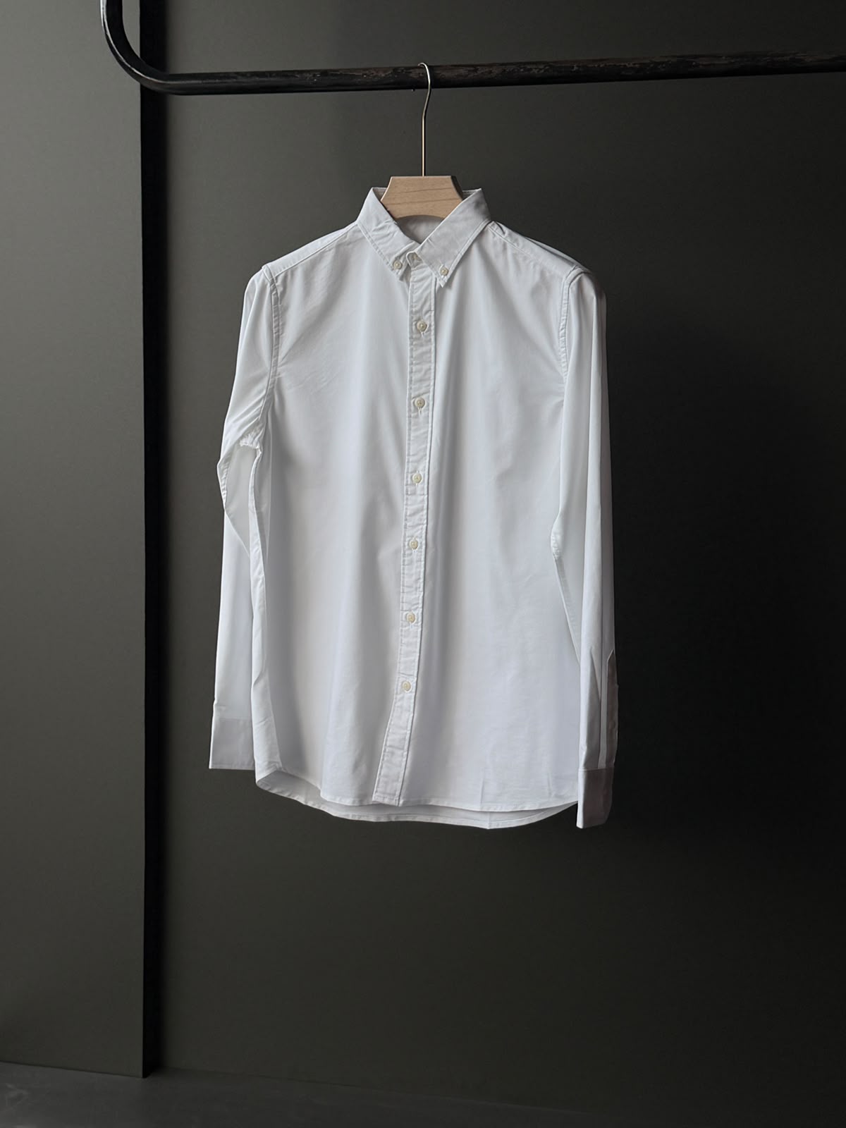 Pure White Plain Oxford    Fullsleeve Shirts