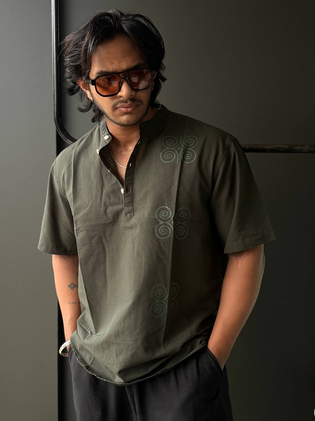 Ethnic Short Kurtas For Men     Halfsleeve