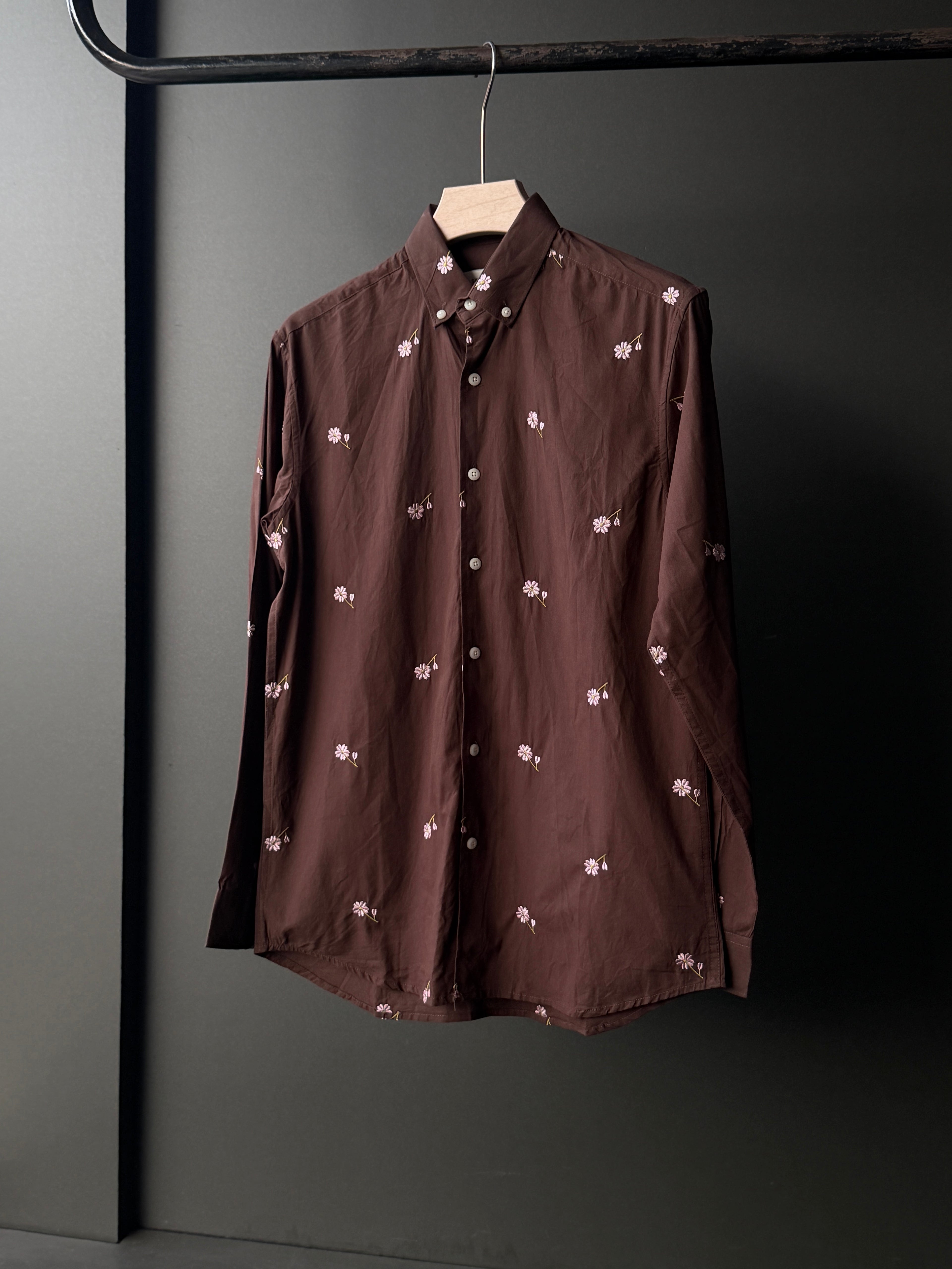 Rosewoodflora Embroidery Fullsleeve Shirt