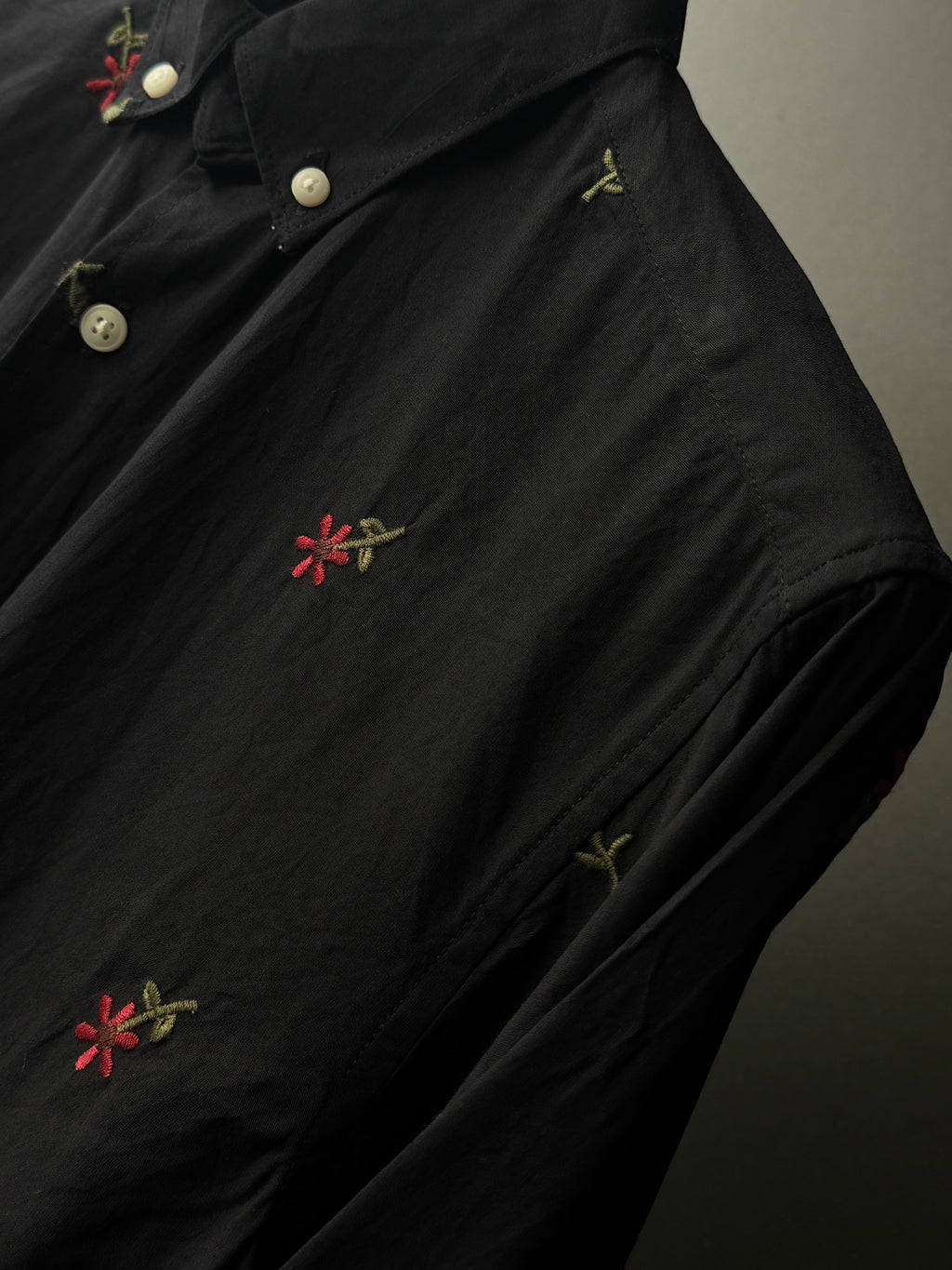 Scarletflora Embroidery Fullsleeve Shirt