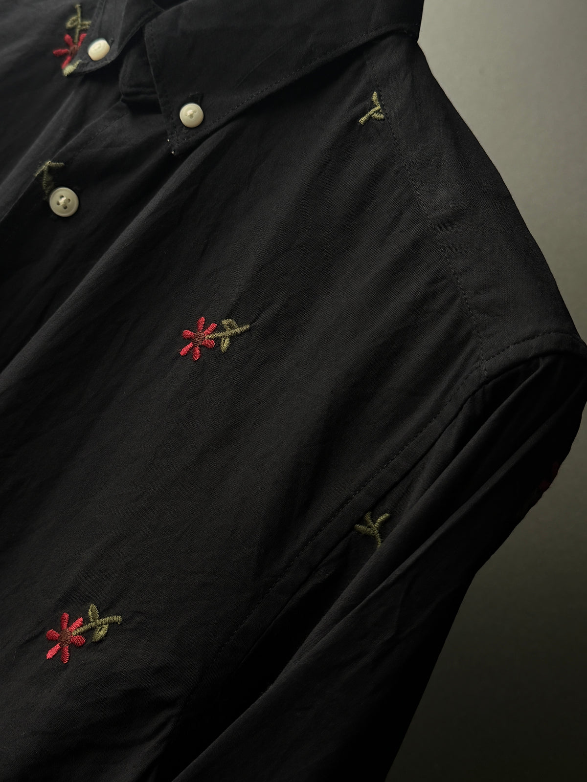 Scarletflora Embroidery Fullsleeve Shirt