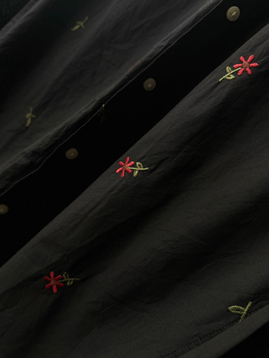 Scarletflora Embroidery Fullsleeve Shirt