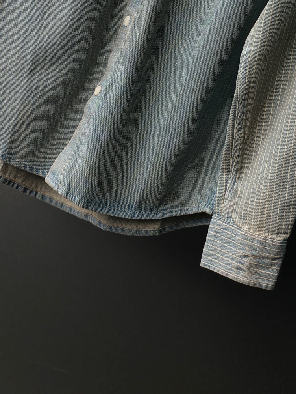 Stormdenim Striped Denim Fullsleeve Shirt