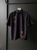 The Cross Printed Fivesleeve Shirt
